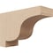 Ekena Millwork 3"W x 9"D x 6"H Classic Newport Rough Cedar Woodgrain TimberThane Corbel, Primed Tan CORUR03X09X06NEWRCPR - alternate 1